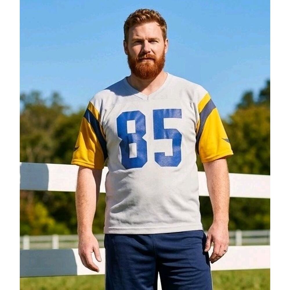 Vintage 1980s Los Angeles Rams NFL #85 Jack Youngblood Rawlings Jersey Size M